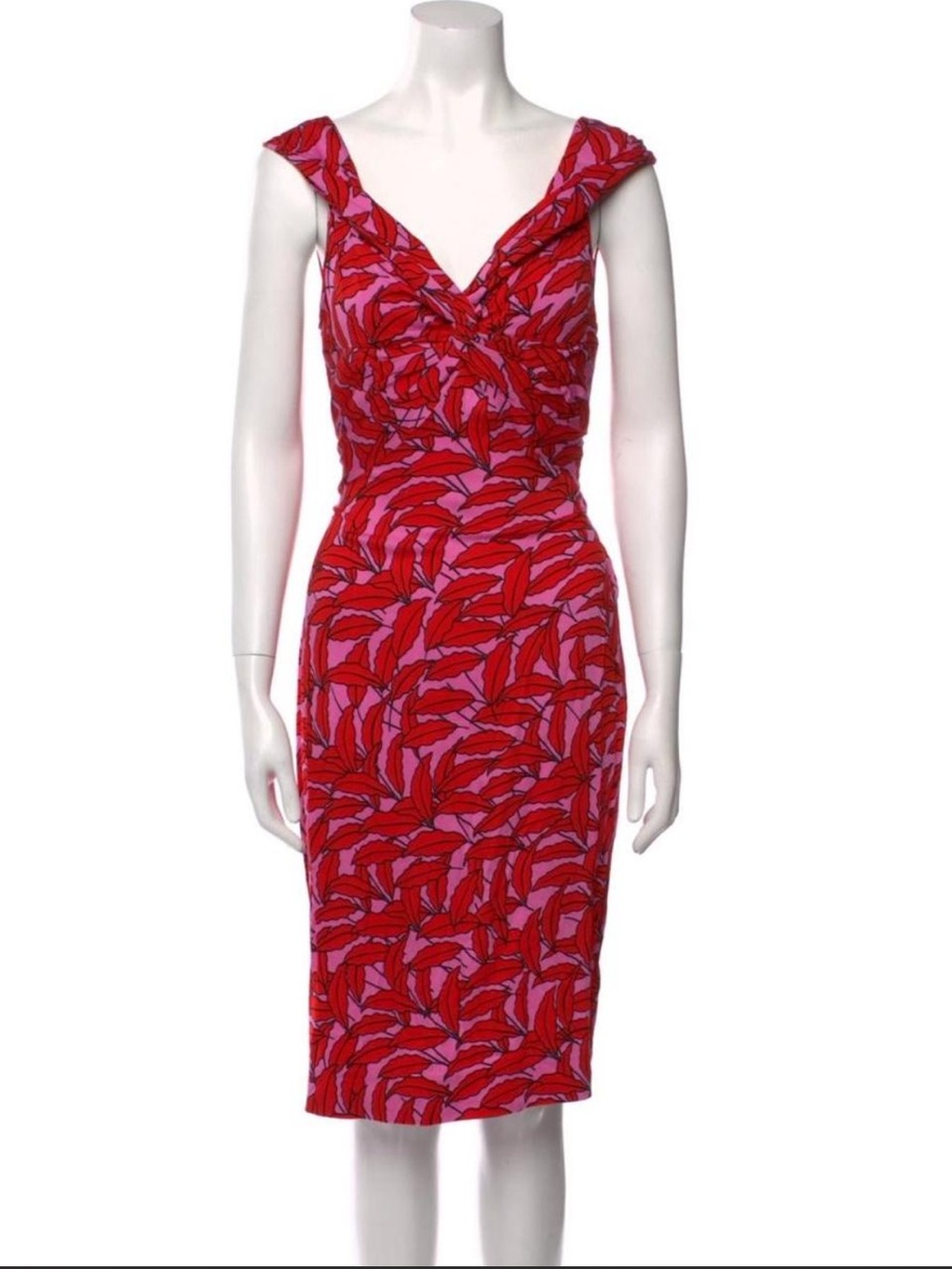 Diane von Furstenberg Floral Sheath Dress